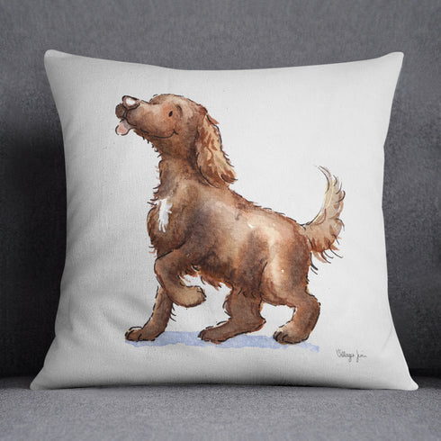 Cocker Spaniel (Working) Liver Standing Cushion
